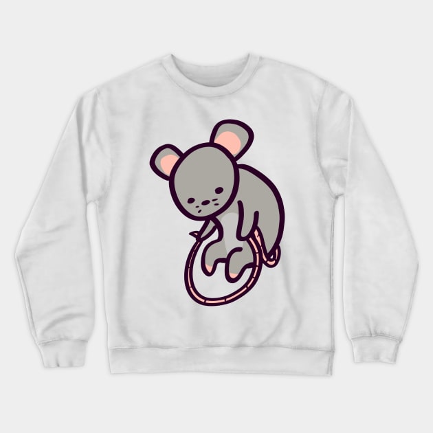 Cute Rat Tail Jump Rope Crewneck Sweatshirt by ThumboArtBumbo